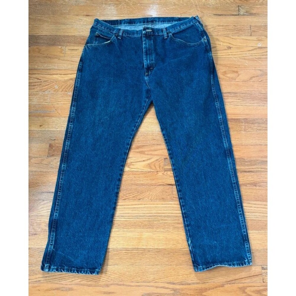 Wrangler Regular Jeans Men's Size 40x30 Blue Denim Straight Leg Workwear Pants